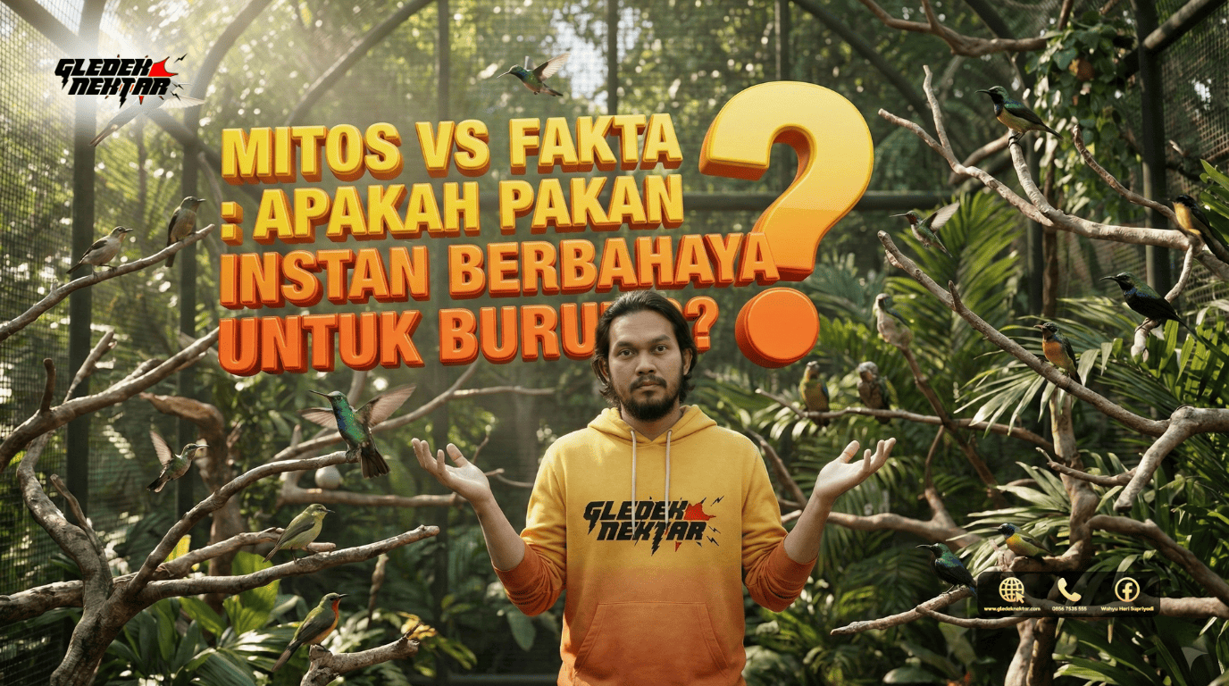 Mitos Atau Fakta Kalo Pakan Instan Berbahaya Untuk Burung ?